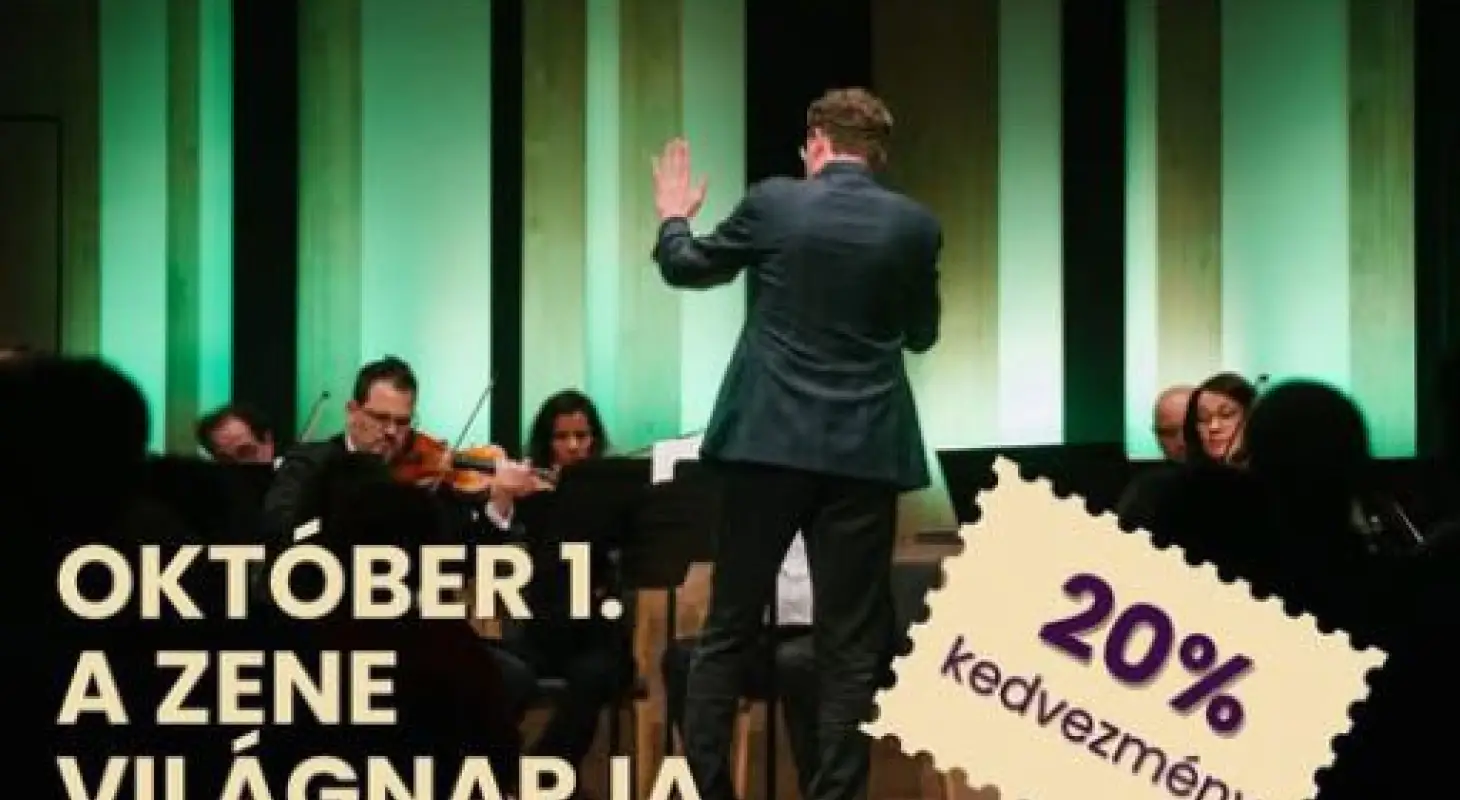 20% jegykedvezmény A zene világnapján